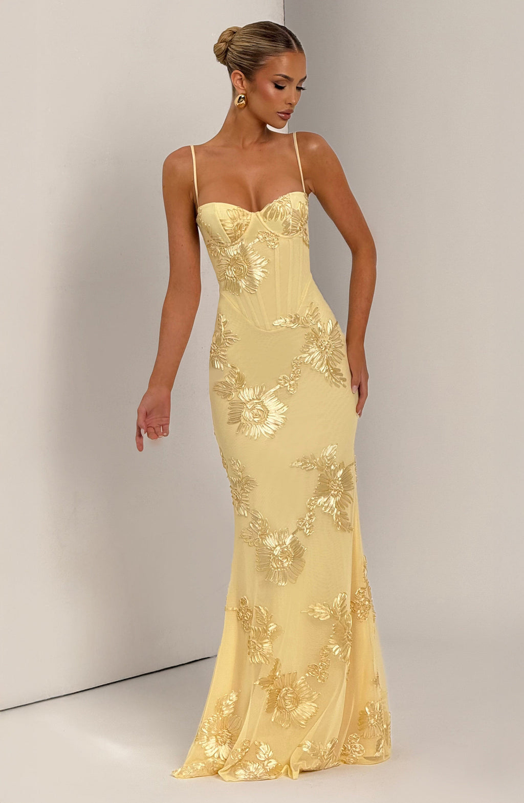 Akosua | Dreamy Floral Wedding Guest Maxi Dress for Women