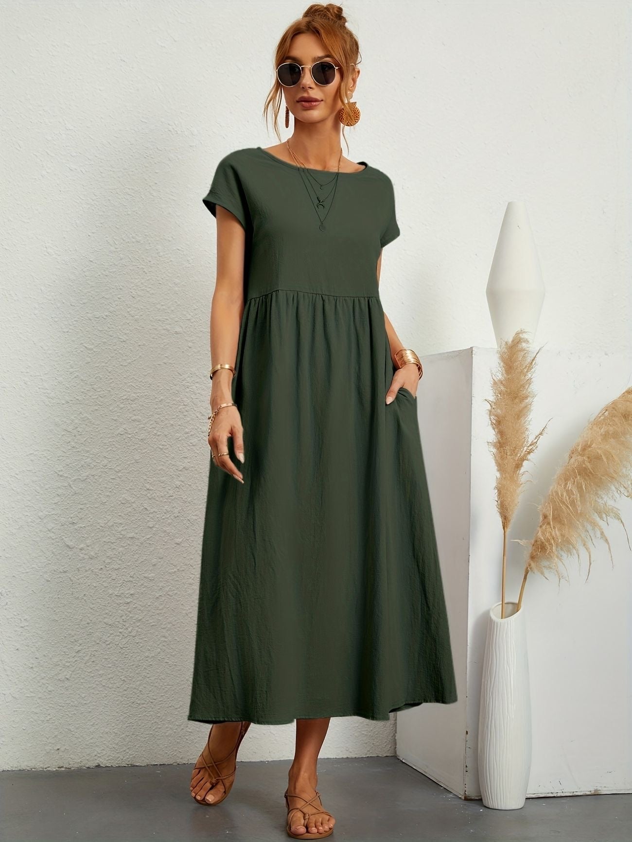 Lightweight Florence casual summer dress for women by Harrow, featuring a breezy, elegant design perfect for warm weather.