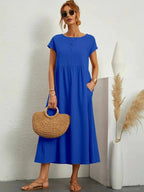 Lightweight Florence casual summer dress for women by Harrow, featuring a relaxed fit and breezy fabric perfect for warm weather.