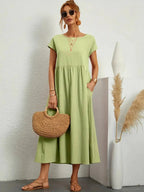 Lightweight Florence casual summer dress for women by Harrow, featuring a breezy, elegant design perfect for warm weather.