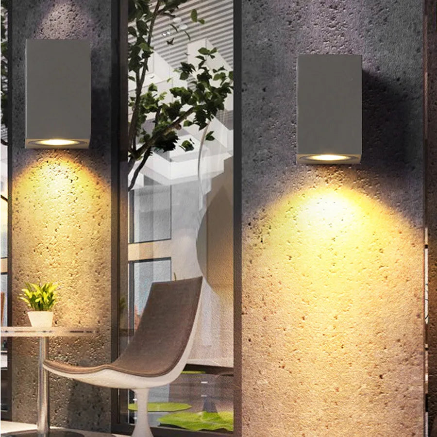 Waterproof LED Outdoor Spotlight 5W Aluminum Warm White Light for Garden Terrace Driveway