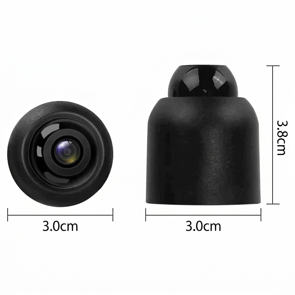 Ultracompact Wi-Fi Surveillance Camera 1080p Full HD Night Vision Wide-Angle 120° with 2-Way Audio