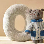 Plush Letter Pillow Soft Polyester Cotton Blend Customizable Kids Bedroom Decor 40 cm