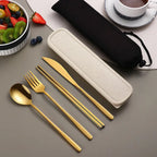 Harrow Stainless Steel Cutlery Set Portable Eco-Friendly Metal Dining Utensils with Certification