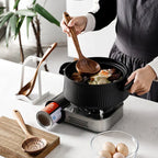 NordTeak 7-Piece Kitchen Utensil Set Premium Teak Wood Cooking Tools
