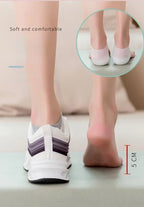 Unisex Invisible Silicone Height Increase Insoles Transparent Shoe Lift Pads 1 Pair