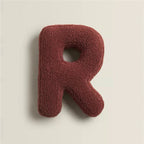Plush Letter Pillow Soft Polyester Cotton Blend Customizable Kids Bedroom Decor 40 cm