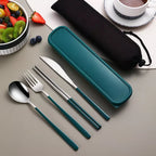 Harrow Stainless Steel Cutlery Set Portable Eco-Friendly Metal Dining Utensils with Certification