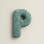 Plush Letter Pillow Soft Polyester Cotton Blend Customizable Kids Bedroom Decor 40 cm