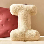 Plush Letter Pillow Soft Polyester Cotton Blend Customizable Kids Bedroom Decor 40 cm