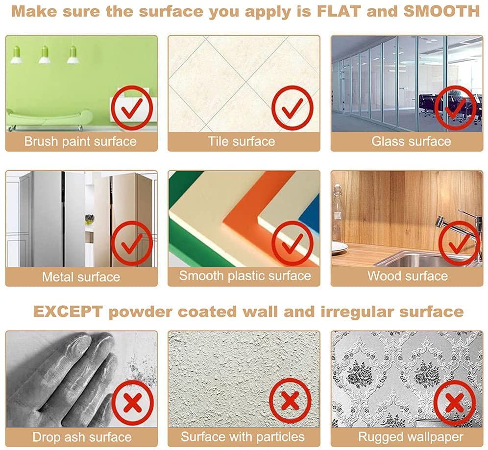 Self-Adhesive Protective Film PVC Waterproof Washable Decorative Surface Cover for Furniture Walls Floors