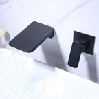 Harrow Modern Wall-Mounted Brass Water Tap Touchless Sensor Faucet Black Gold Chrome