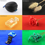 Mini Foldable LED Light Photo Studio Box Portable PVC USB Powered with 6 Colored Backdrops 24x23x22cm