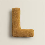 Plush Letter Pillow Soft Polyester Cotton Blend Customizable Kids Bedroom Decor 40 cm