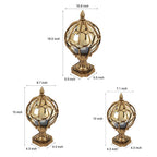 Vintage Outdoor LED Pier Mount Post Light Clear Glass Globe Black Bronze Aluminum