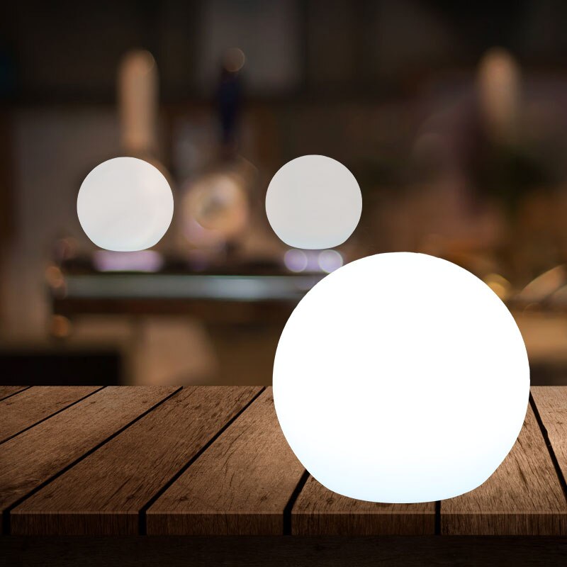 Moon Battery LED Table Lamp Rechargeable Wireless Indoor Outdoor Color Changing Light