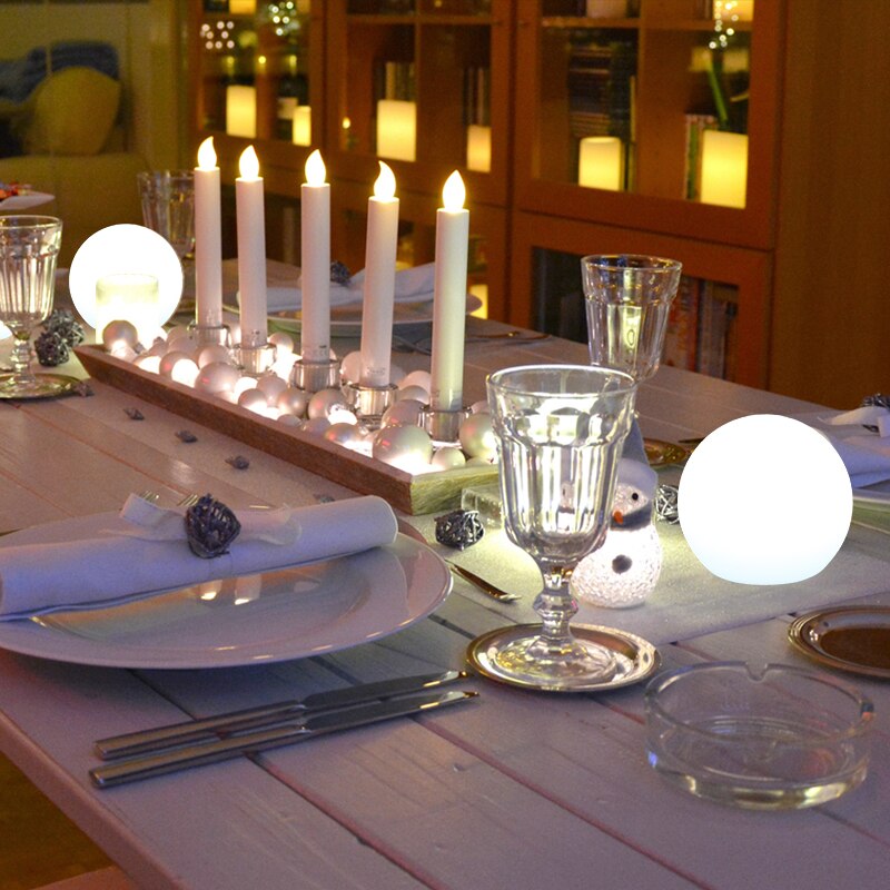 Moon Battery LED Table Lamp Rechargeable Wireless Indoor Outdoor Color Changing Light