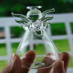 Transparent Glass Angel Vase Small and Large Decorative Borosilicate Clear Flower Vase