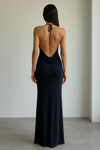 Alena | Elegant Maxi Formal Evening Gown for Women Open Back