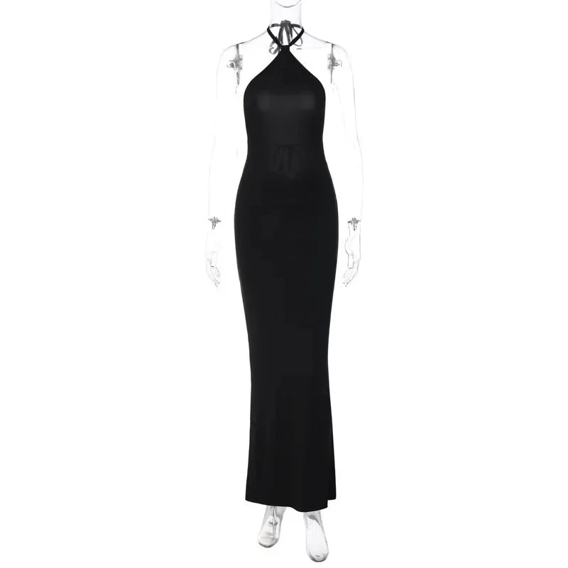 Alena | Elegant Maxi Formal Evening Gown for Women Open Back