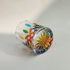Hand-Painted Murano Glass Tumbler 201-300ml Handcrafted Colorful Drinking Glass