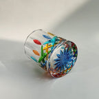 Hand-Painted Murano Glass Tumbler 201-300ml Handcrafted Colorful Drinking Glass