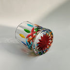 Hand-Painted Murano Glass Tumbler 201-300ml Handcrafted Colorful Drinking Glass