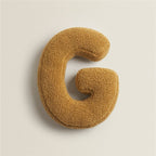 Plush Letter Pillow Soft Polyester Cotton Blend Customizable Kids Bedroom Decor 40 cm