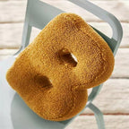 Plush Letter Pillow Soft Polyester Cotton Blend Customizable Kids Bedroom Decor 40 cm