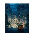 Paint By Number City Portrait Kit with Acrylic Paints and Brushes on Cotton Canvas 16x20 to 23.6x29.5 Inch
