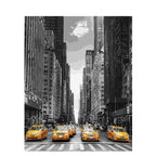 Paint By Number City Portrait Kit with Acrylic Paints and Brushes on Cotton Canvas 16x20 to 23.6x29.5 Inch
