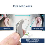 HearingPlus Rechargeable Digital Hearing Aid Clear Sound Amplification Comfortable Fit