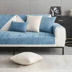 Chenille Sofa Cover Striped Pattern Soft Durable Slipcover Protector Machine Washable