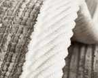 Chenille Sofa Cover Striped Pattern Soft Durable Slipcover Protector Machine Washable