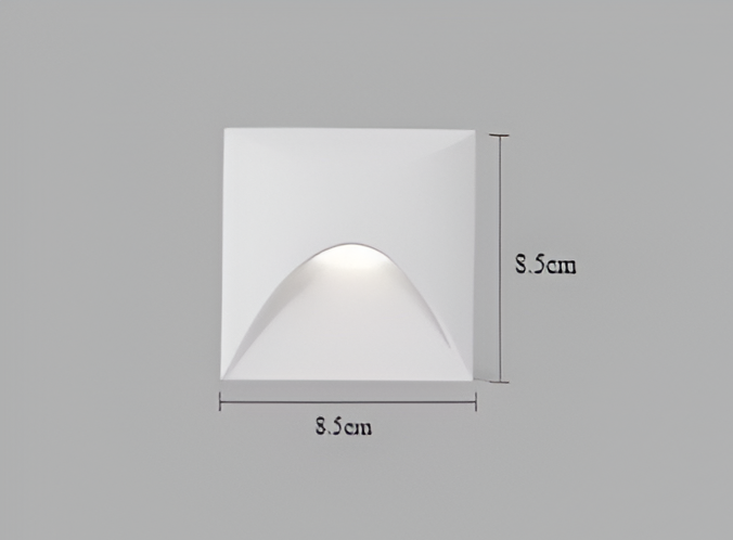 LuminiPath Waterproof IP65 LED Wall Light Motion Sensor Aluminum Indoor Outdoor 3W Warm White Cool White