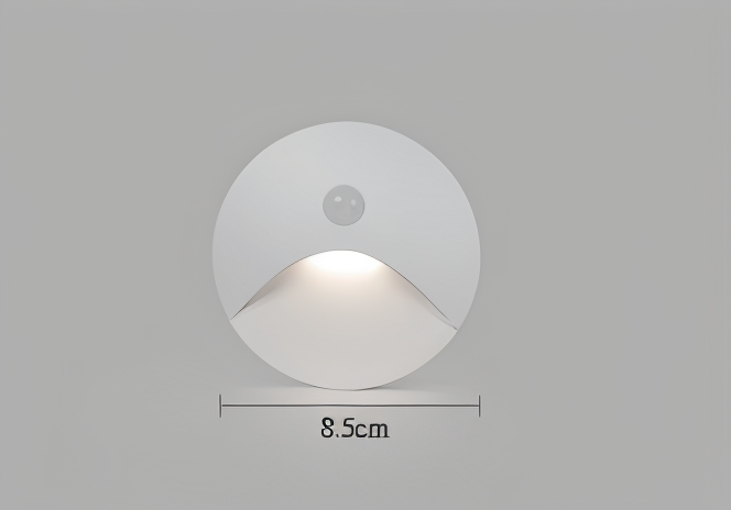 LuminiPath Waterproof IP65 LED Wall Light Motion Sensor Aluminum Indoor Outdoor 3W Warm White Cool White