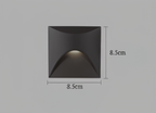 LuminiPath Waterproof IP65 LED Wall Light Motion Sensor Aluminum Indoor Outdoor 3W Warm White Cool White