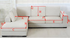 Velvet Sofa Cover Premium Soft Durable Slipcover for Living Room Furniture Protection