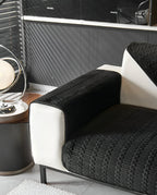 Velvet Sofa Cover Premium Soft Durable Slipcover for Living Room Furniture Protection