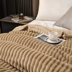 Breathable Plush Fleece Blanket Soft Warm Cozy Throw for Couch Bed Travel