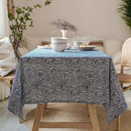 Harrow Japanese Linen Tablecloth Rectangular Durable Woven 55"x86.6" to 55"x118" Premium Quality