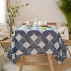 Harrow Japanese Linen Tablecloth Rectangular Durable Woven 55"x86.6" to 55"x118" Premium Quality