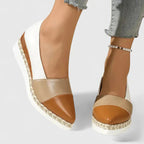 Harrow Jennifer women's slip-on flat loafers with comfortable orthopedic design and casual style, perfect for everyday wear.