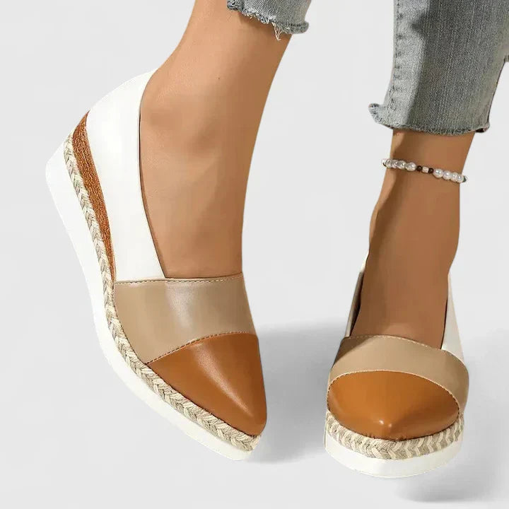Harrow Jennifer women's slip-on flat loafers with comfortable orthopedic design and casual style, perfect for everyday wear.