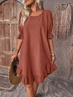 Harrow Joan summer dress for women with tummy control, lightweight fabric, sleeveless design, and flattering fit.