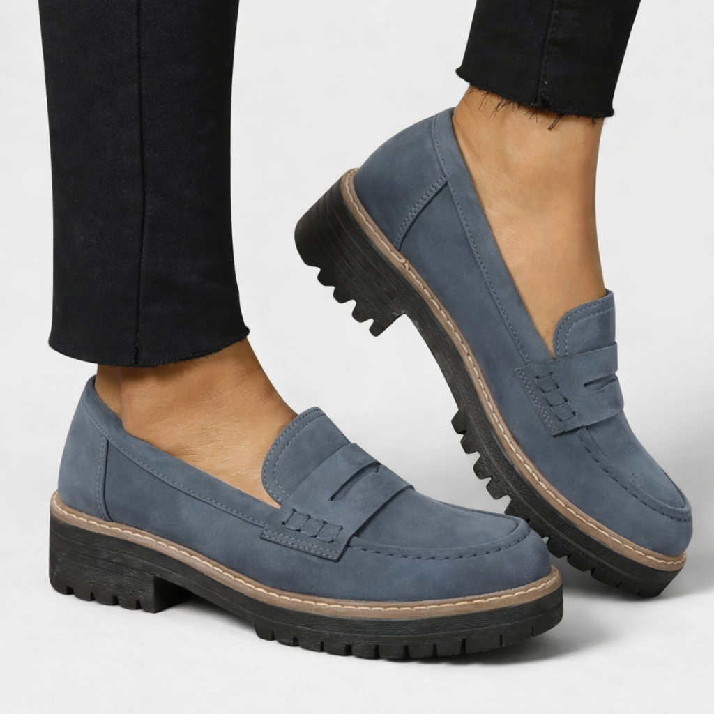 Harrow Journey cushioned ballet flats for women, soft, comfortable loafers with a sleek design, perfect for everyday wear.