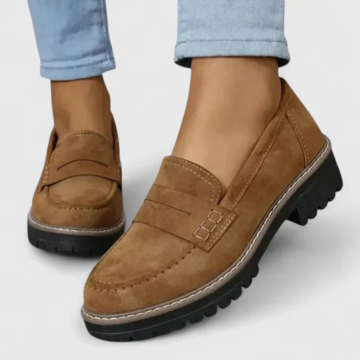 Harrow Journey cushioned ballet flats for women featuring soft, comfortable footwear with a sleek design and rounded toes.