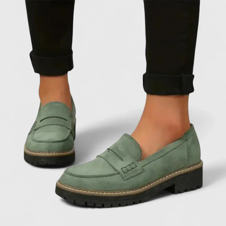 Harrow Journey cushioned ballet flats for women, featuring soft fabric upper and comfortable sole for everyday wear