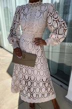 Elegant lace summer dress for women by Harrow, featuring a casual and stylish design perfect for warm weather occasions.