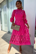 Elegant lace summer dress for women by Harrow, featuring a stylish and comfortable casual design for warm weather.